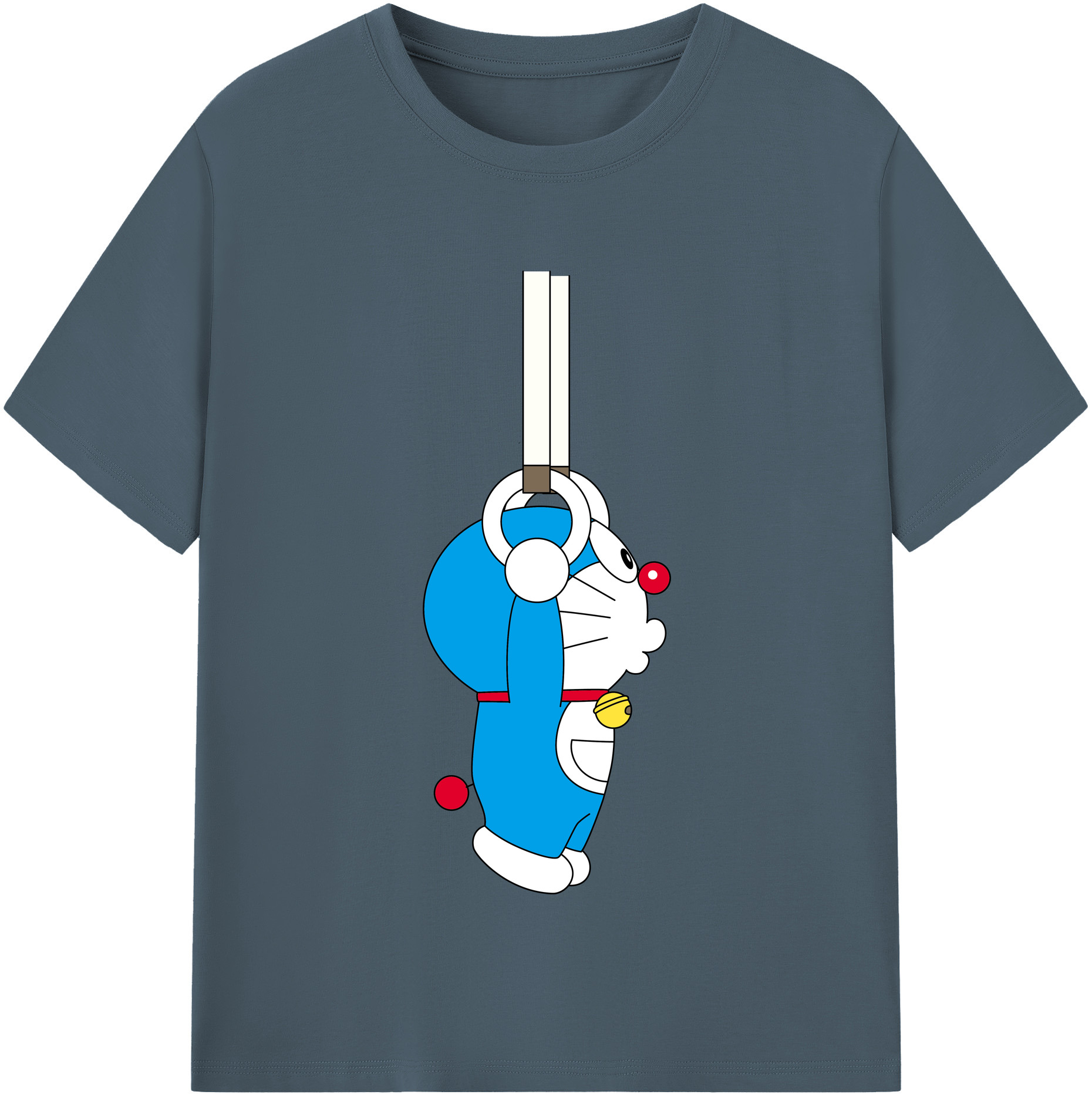 （画像用） ドラえもん Doraemon 綿100％半袖Tシャツ（フロントプリント）